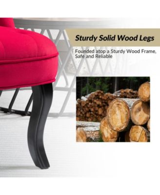 Upholstered Paolino Accent Chair with Button-tufted Back