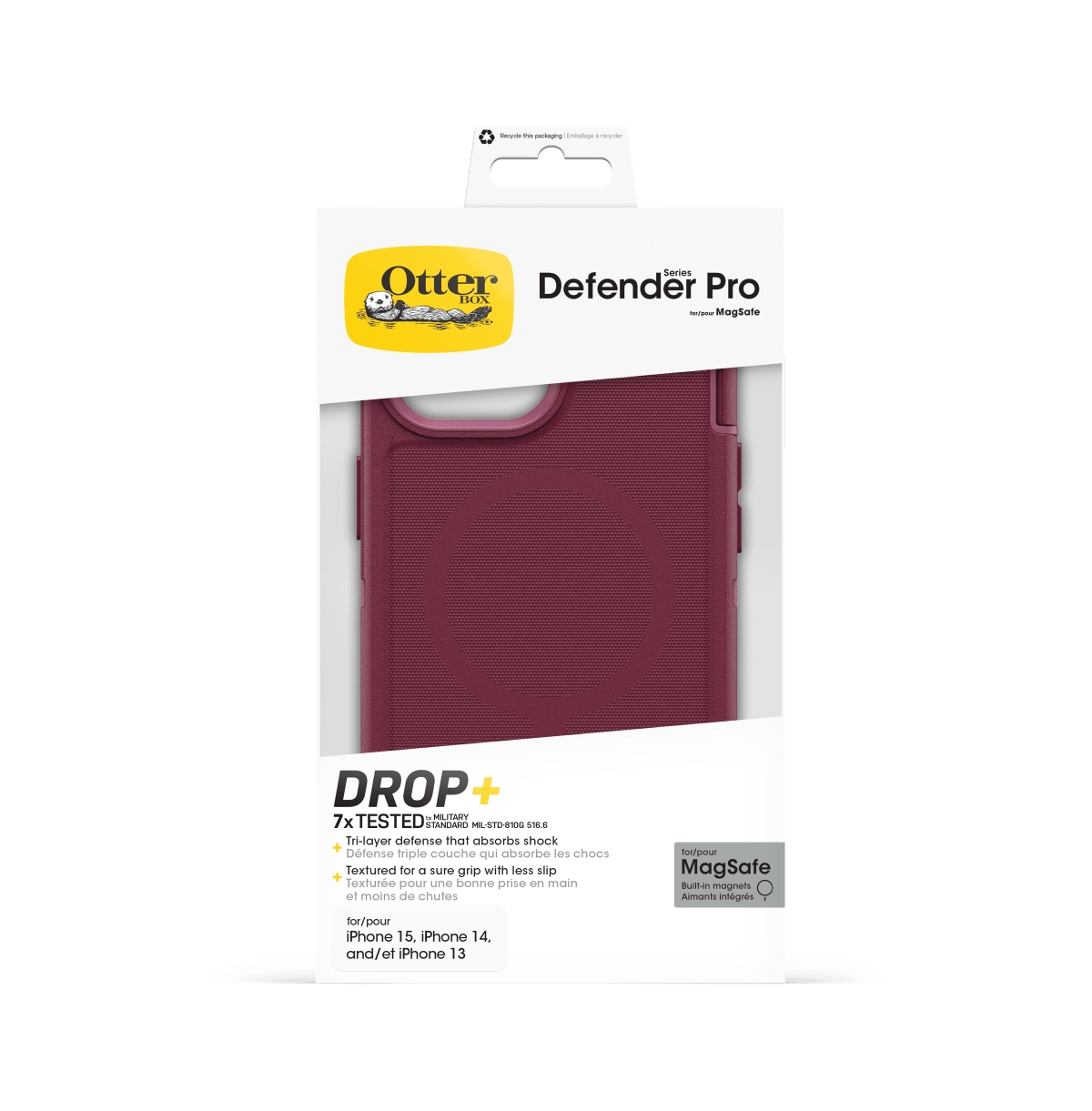 OtterBox Defender Pro Case for Apple iPhone 15 / iPhone 14 / iPhone 13 / IPSE2025