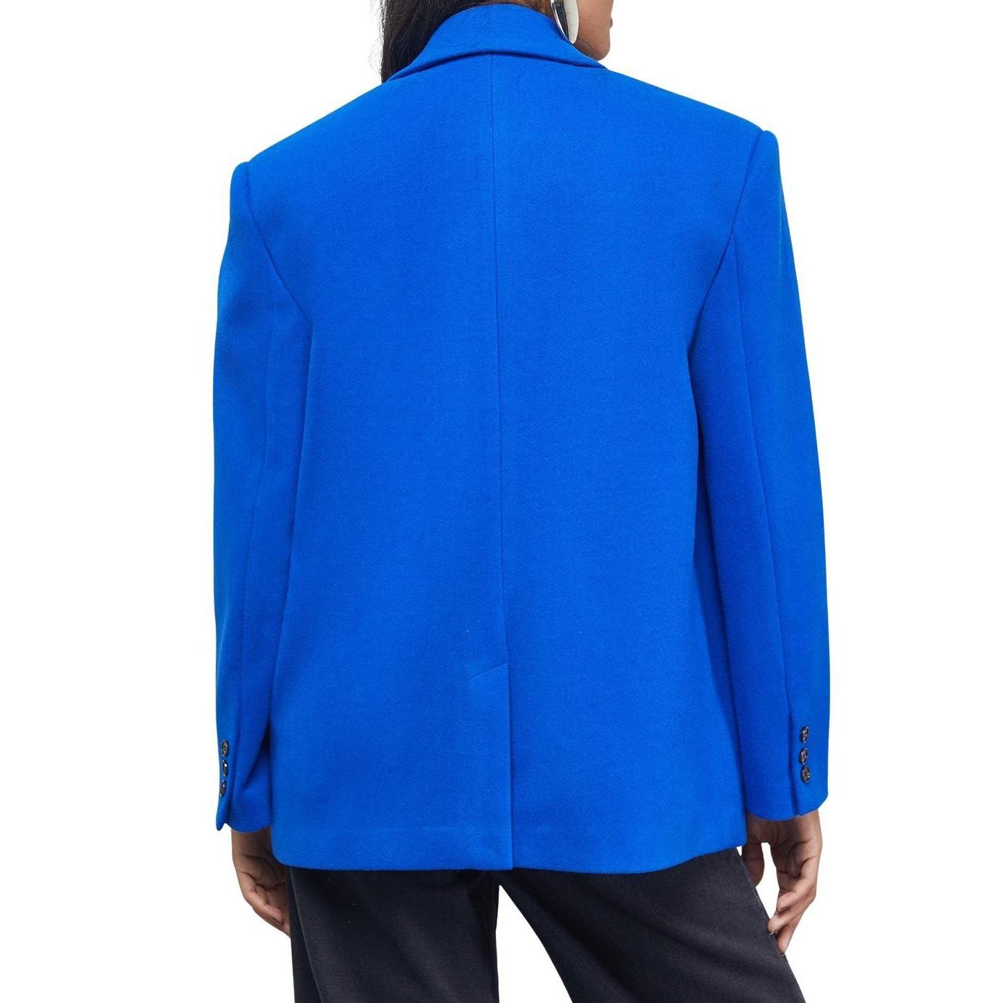 Женская куртка Warehouse Oversized Blazer, цвет: Тёмный синий — фото 6