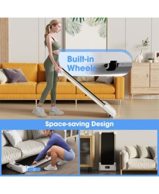 2.25 HP Walking Pad with LED Display and Remote Control-Grey