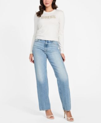 Women's Long-Sleeve Norah Crewneck Logo Sweater