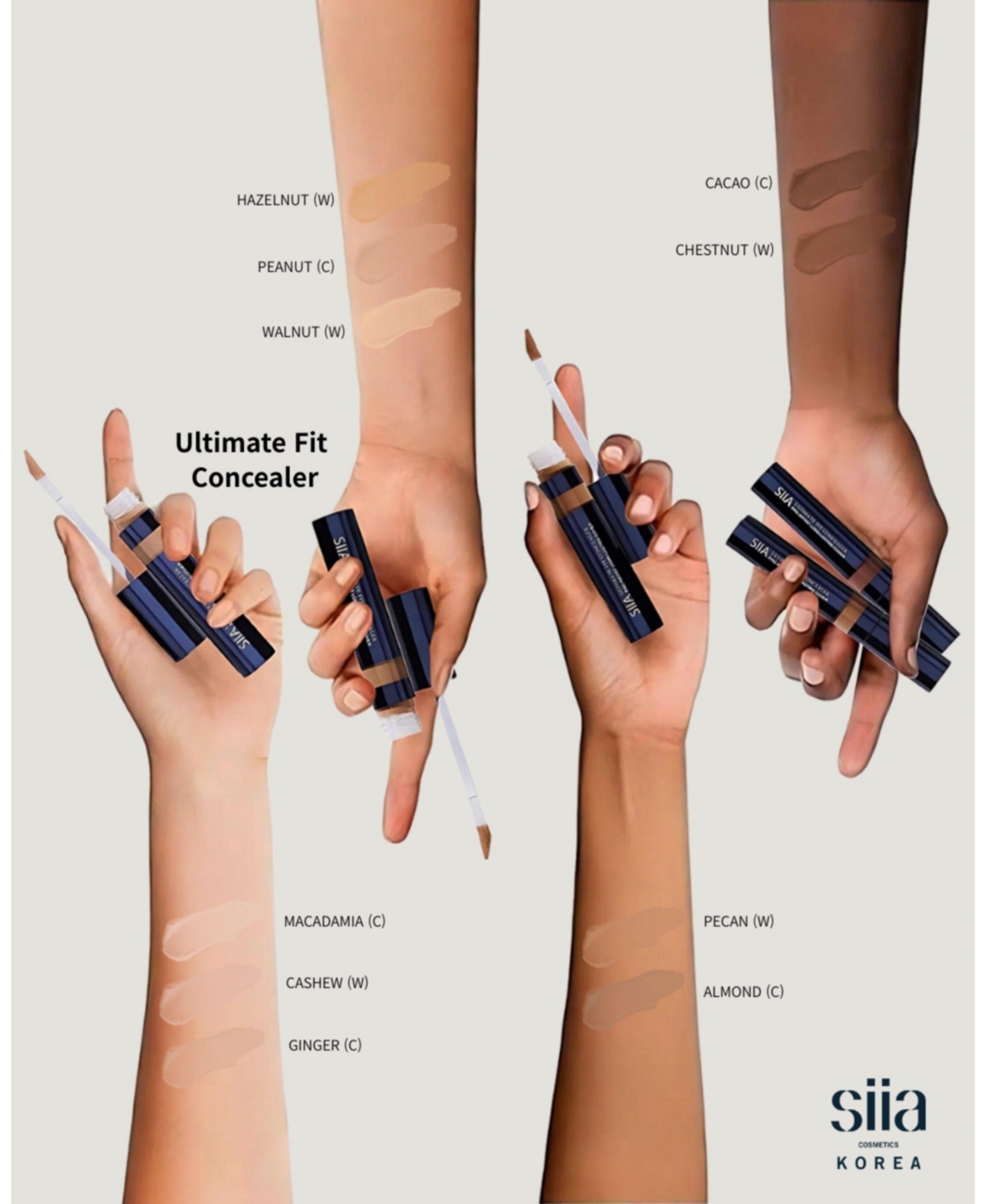 Siia Cosmetics 2-Pc. Ultimate Fit Concealer Duo