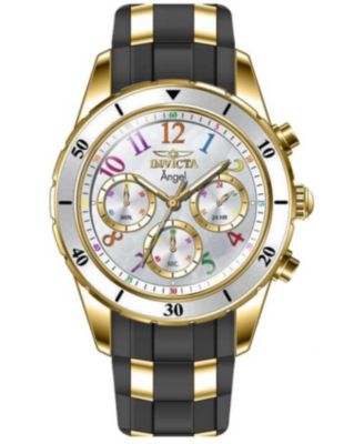 Women's 49803 Angel Quartz VD54 White Dial Watch