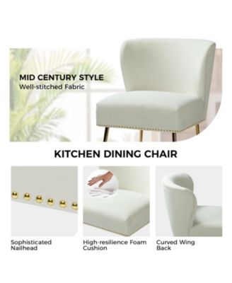 Contemporary Pastene Accent Chair with Nailhead Trim