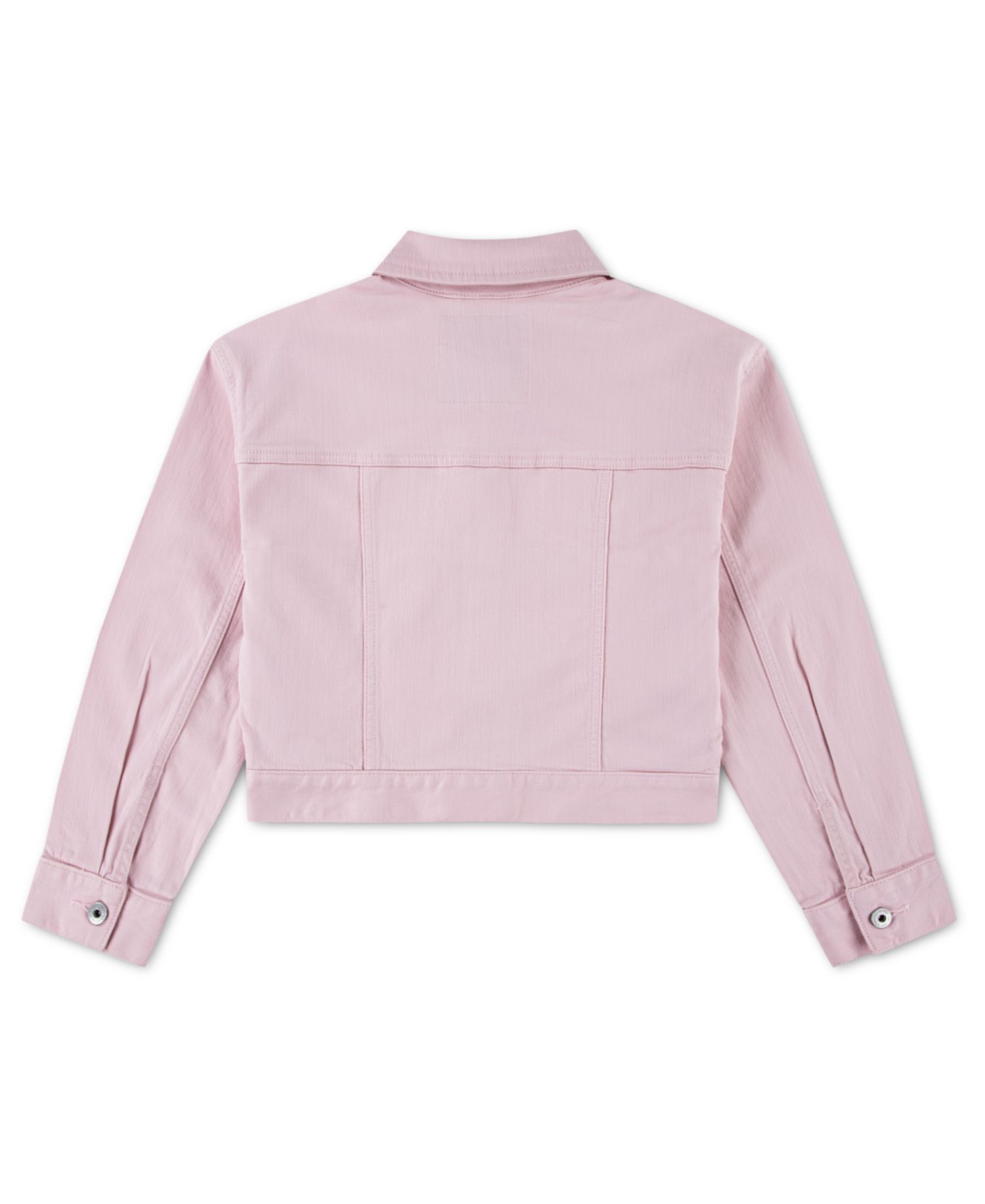 Girls' Spread Collar Cropped Jacket