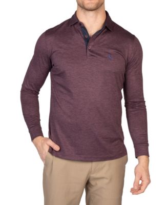 Men's Performance Mesh Long Sleeve Polo
