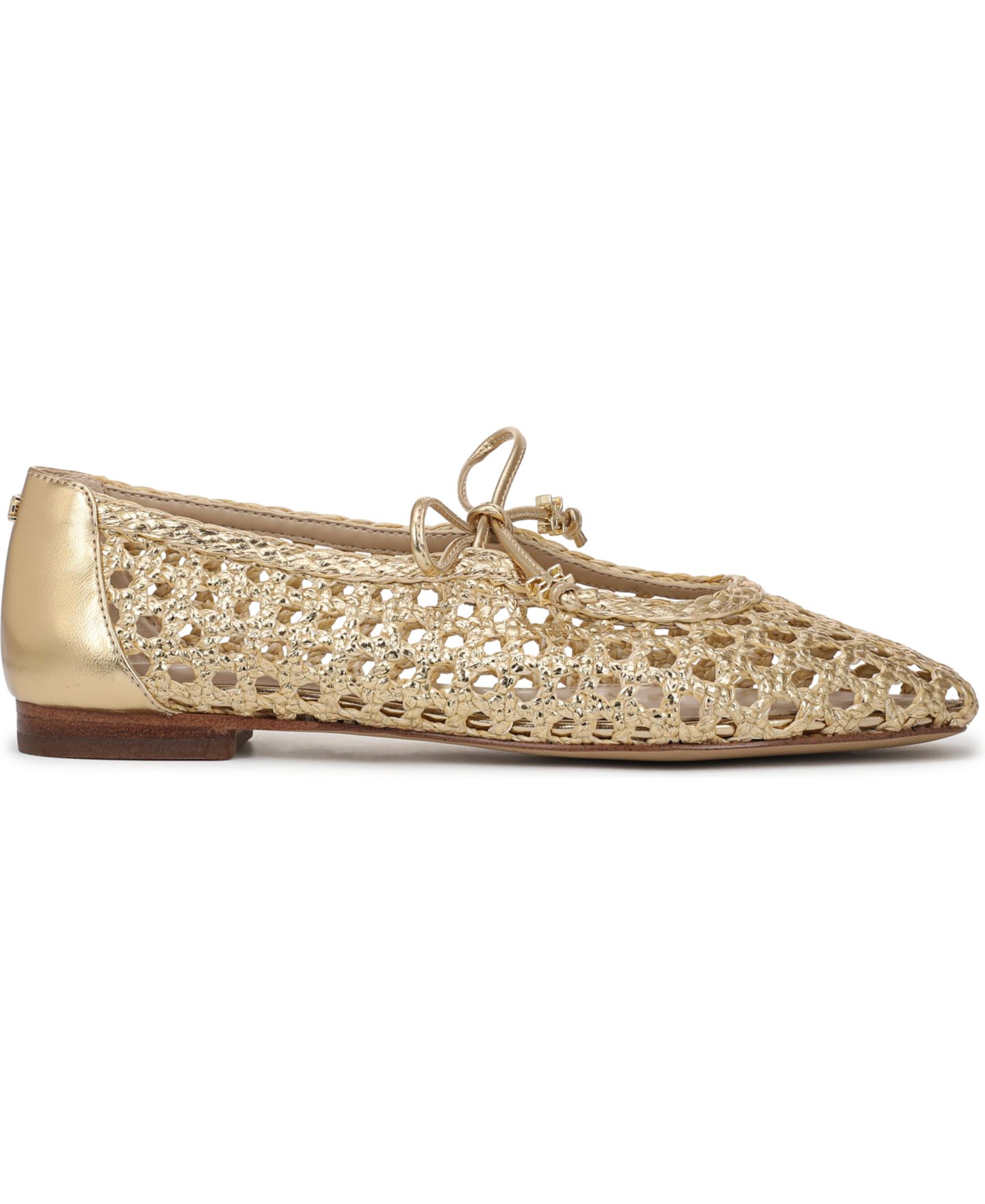 Женские балетки Sam Edelman Marcie Mary Jane Flats, цвет: Янтарный золотой — фото 2