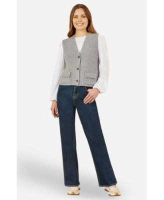 Women's Knitted Pullover Waistcoat