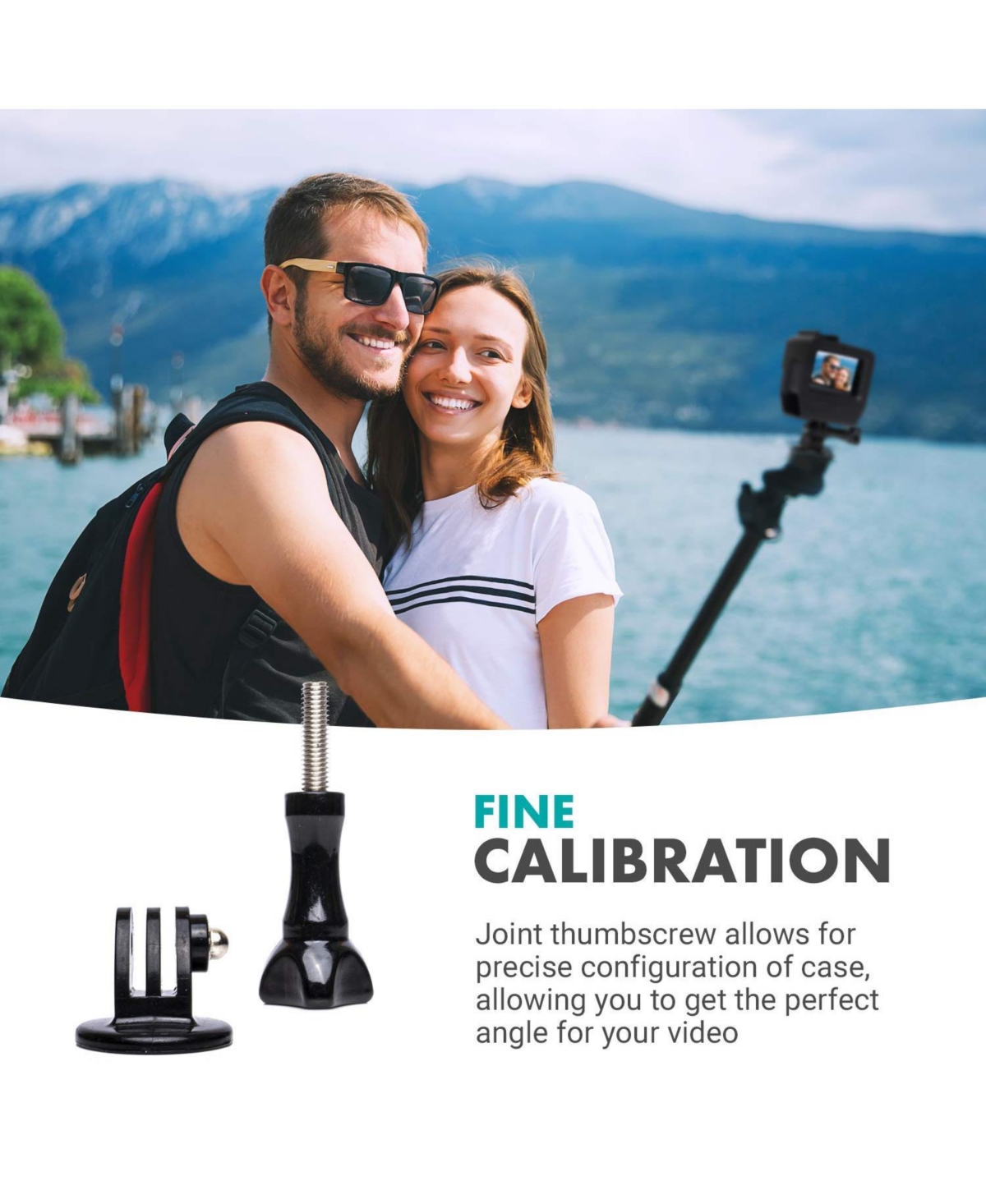 Movo Gpr-5 Media Housing Case Compatible with GoPro HERO5, HERO6, HERO7