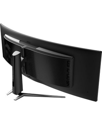 MPG 491CQPX QD-OLED 49" 32:9 DQHD 240Hz Curved OLED HDR Gaming Monitor, Metallic Black