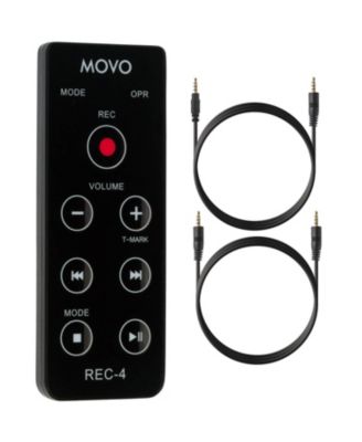 REC-4 Wired Remote Control for Zoom H2n, H4n Pro, H5 & H6 Portable Digital Handy Recorders