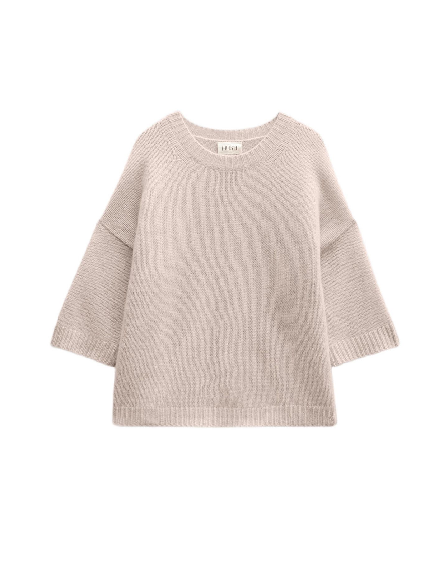 Женский топ Hush Women's Cherrie Chunky Cashmere Jumper, цвет: Миндальный — фото 5
