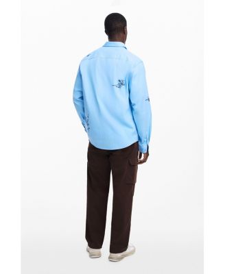 Men's Shirt with carp drawings