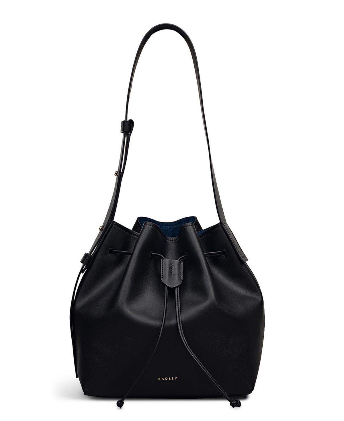 Radley London York Mews Small Drawstring Shoulder Bag In Black