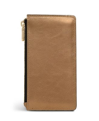 Sloane Mews Metallic Zip Top Wallet