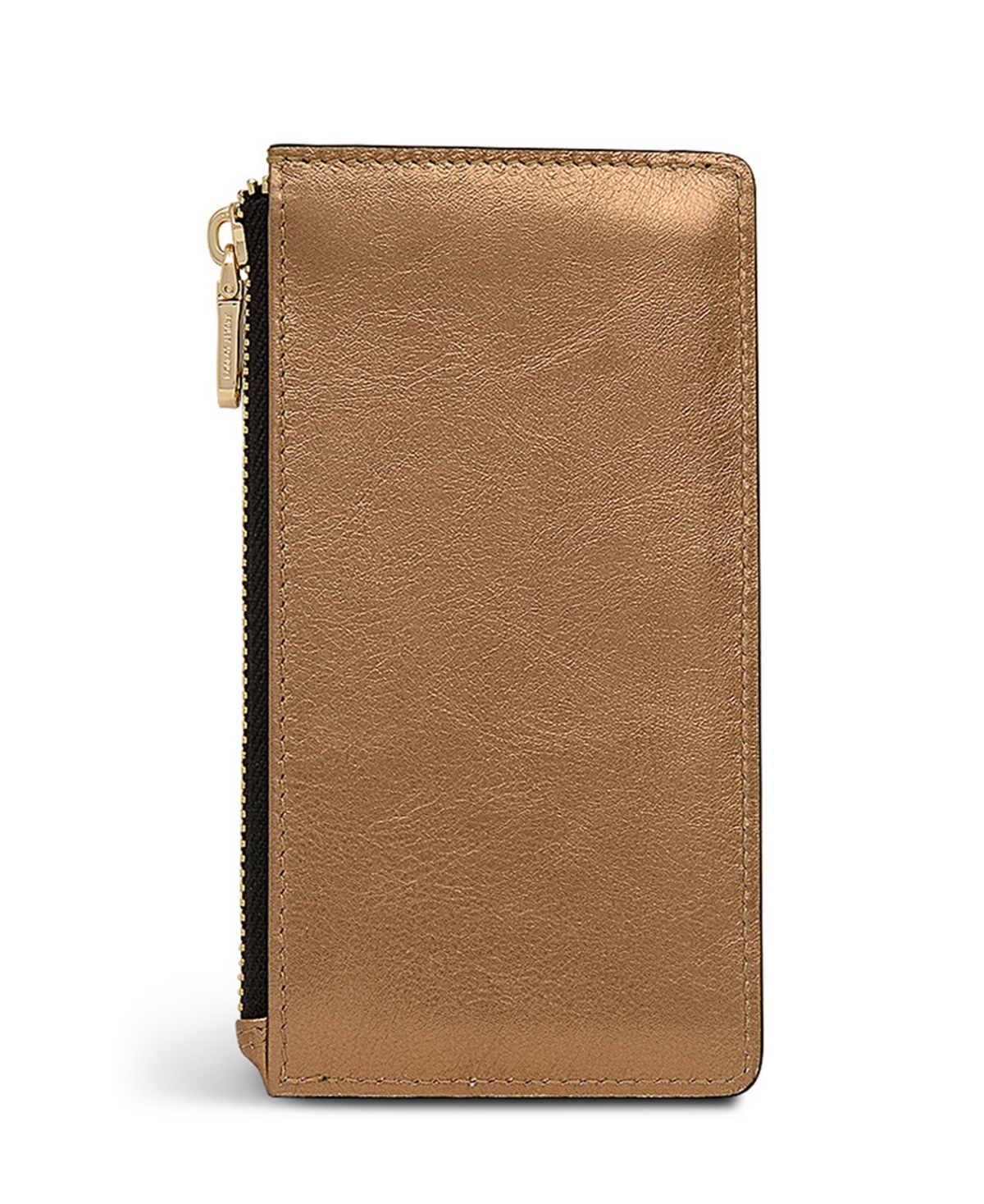 Radley London Sloane Mews Metallic Zip Top Wallet In Brown
