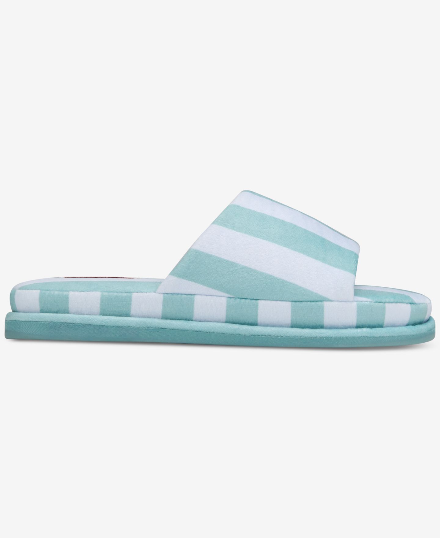 Женские тапочки State of Day Open Toe Boxed Slippers, цвет: Мягкий полосатый — фото 2