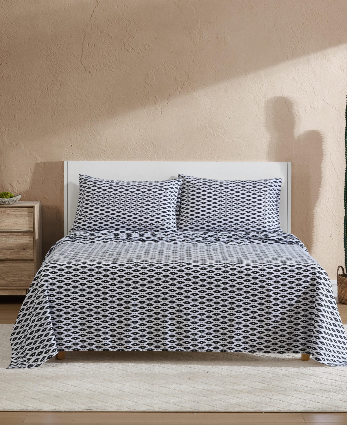 Wrangler Closeout!  Microfiber 4-pc. Sheet Set, Full In Black