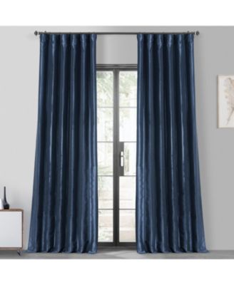 Faux Silk Taffeta Blackout Curtain