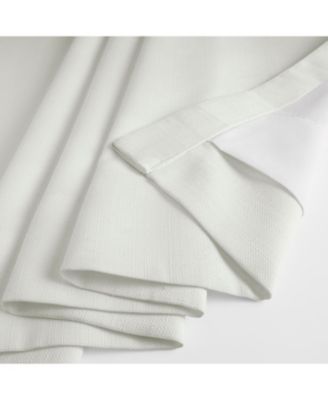 Magnolia Off White Italian Faux Linen Room Darkening Curtain