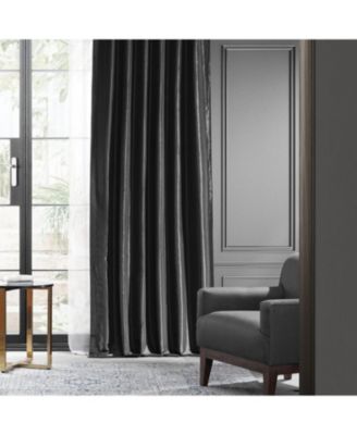 Faux Silk Taffeta Blackout Curtain