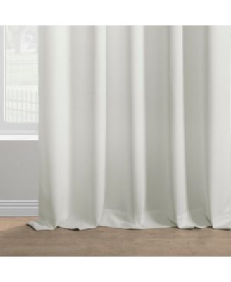 Magnolia Off White Italian Faux Linen Room Darkening Curtain