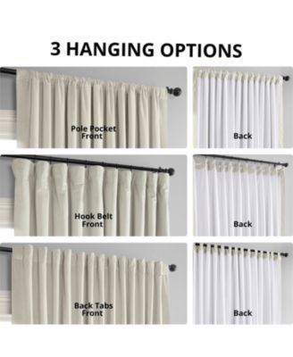 Signature Extra Wide Velvet Blackout Curtain