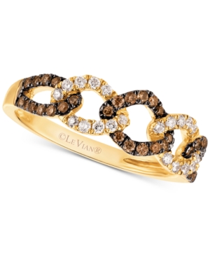 image of Le Vian Chocolatier Diamond Linked Ring (1/3 ct. t.w.) in 14k Gold