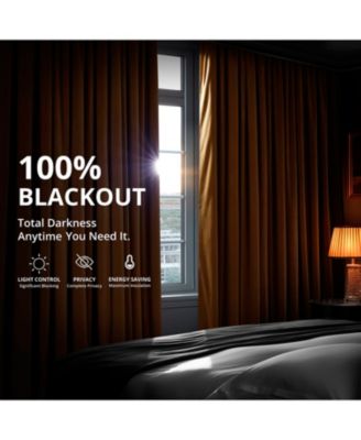 Signature Extra Wide Velvet Blackout Curtain
