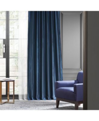 Faux Silk Taffeta Blackout Curtain