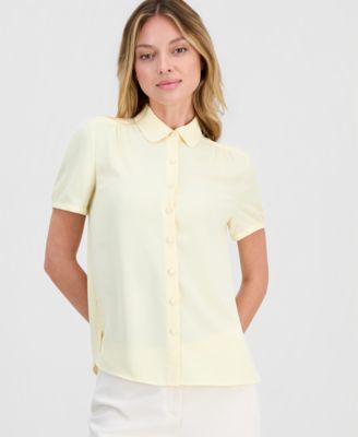 Women's Button-Front Short-Sleeve Shirt