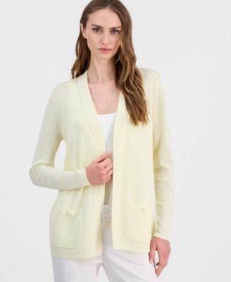 Women's Fine Rib Open-Front Malibu Cardigan