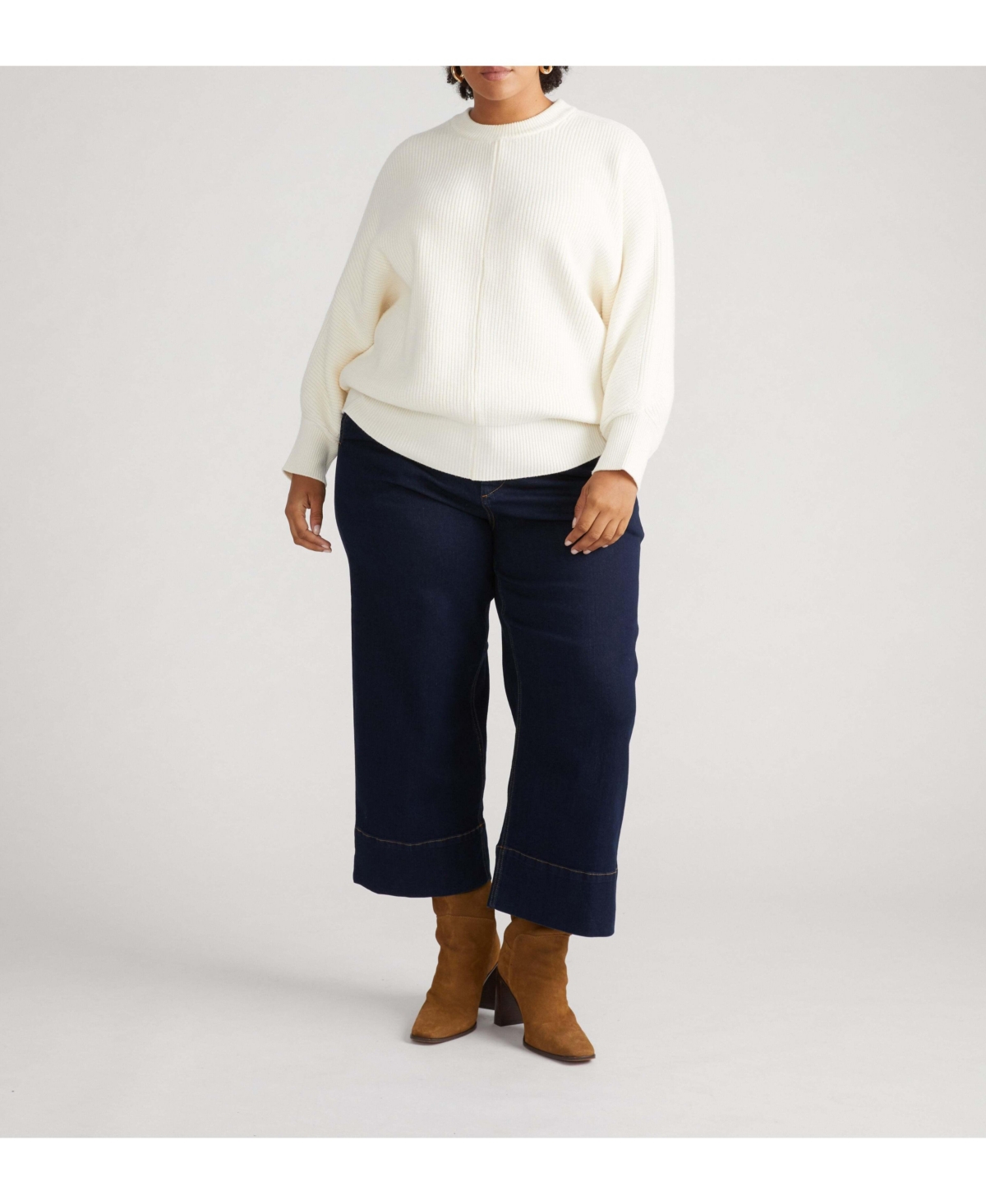 Universal Standard Women's Carol High Rise Cropped Jeans