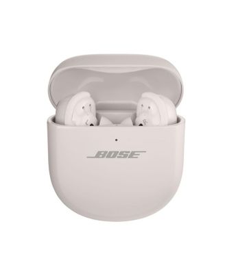 QuietComfort Ultra Wireless Noise Cancelling Earbuds, White Smoke, Bundle with USB-C/USB-A Wall Charger