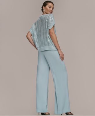 Women's Short-Sleeve Crewneck Sweater