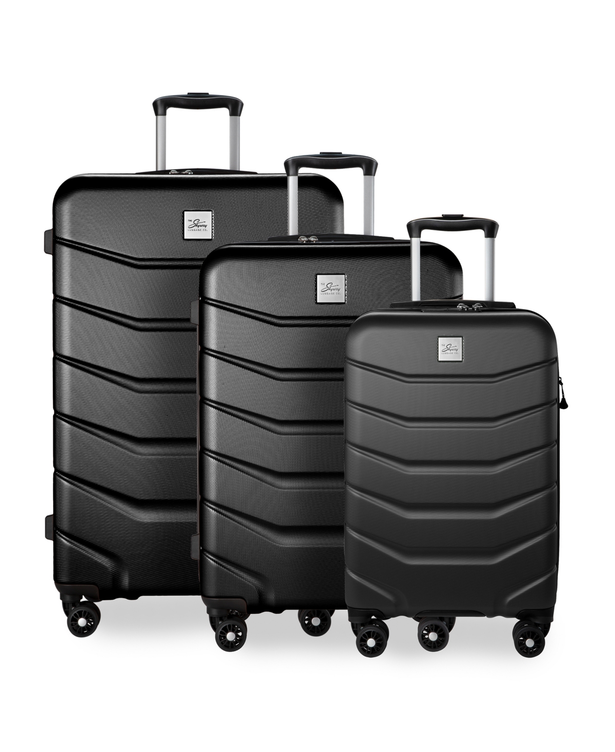 Skyway Silverton 23" Carry-on Spinner Suitcase In Black