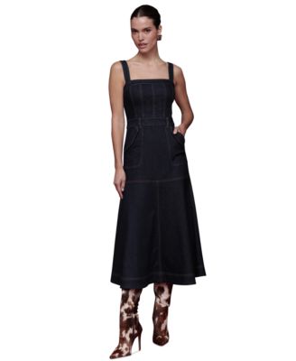 Women's Denim Midi Dress