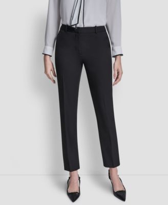DKNY - Petite Essex Ankle Mid Rise Pants