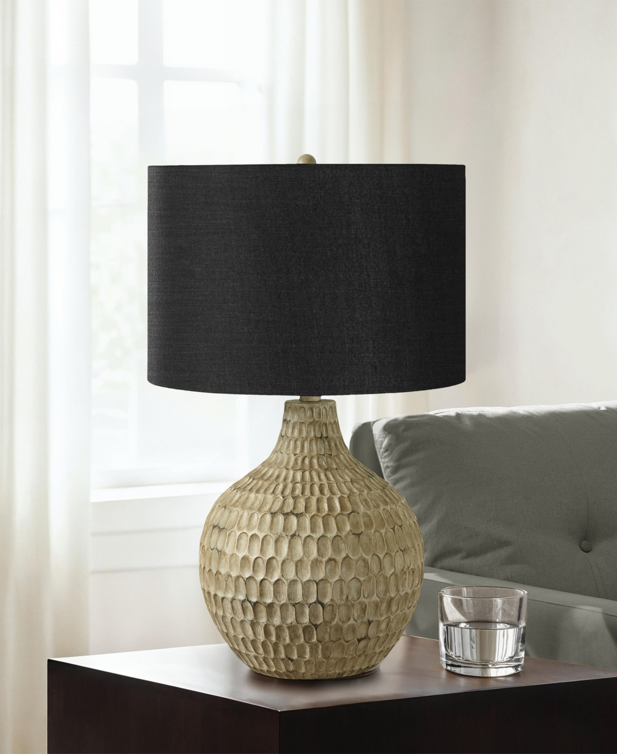 Monarch Specialties Lighting 25" Plastic Table Lamp