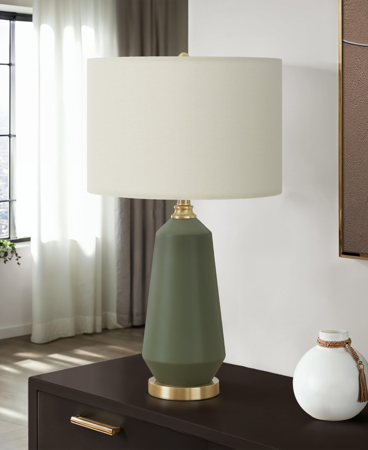 Monarch Specialties Lighting 26" Ceramic Table Lamp