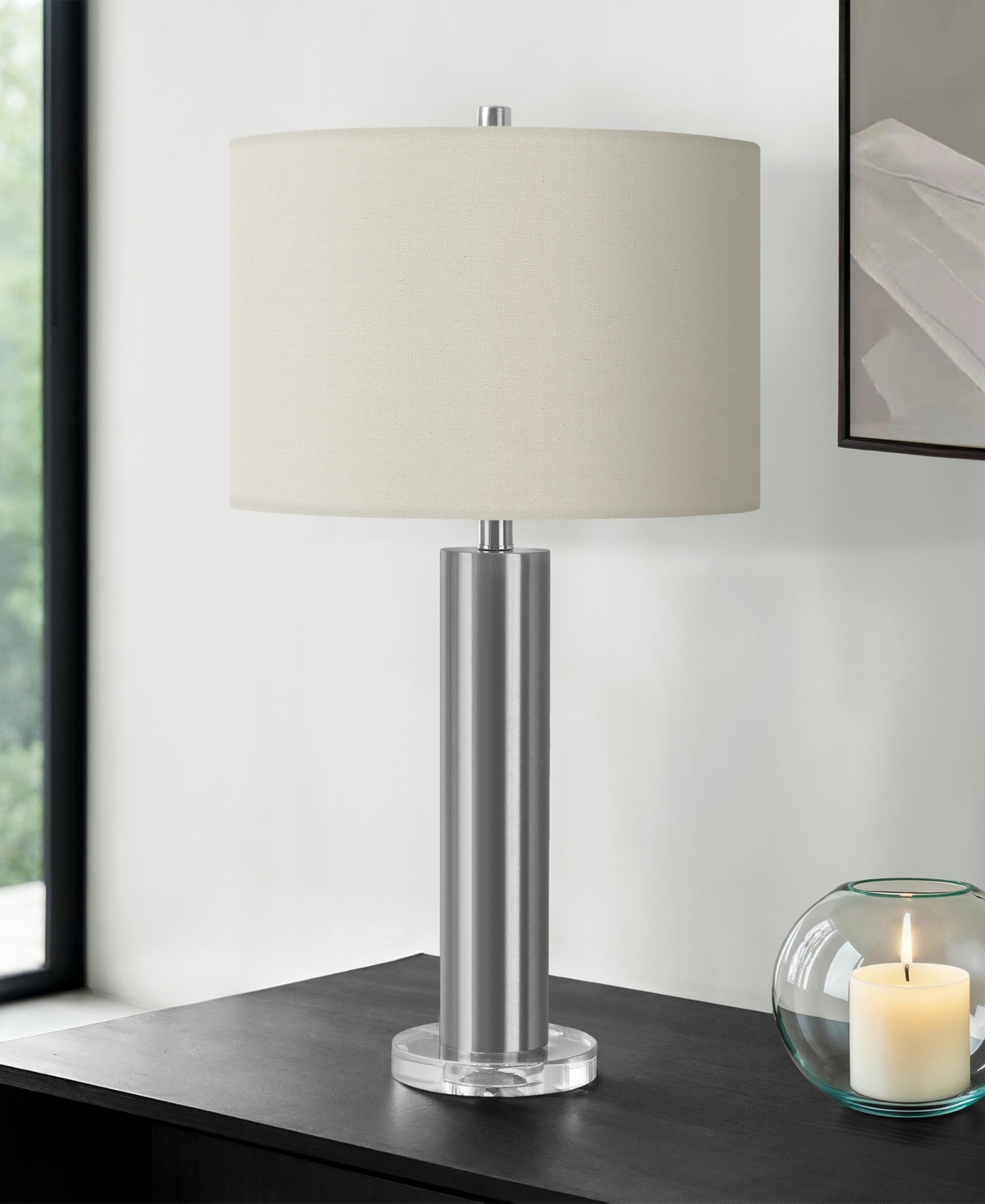 Monarch Specialties Lighting 28" Metal Table Lamp