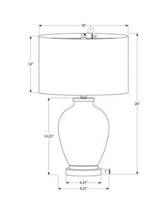 Lighting 26" Ceramic Table Lamp
