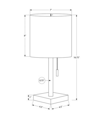 Lighting 2-Pc. Metal Table Lamp