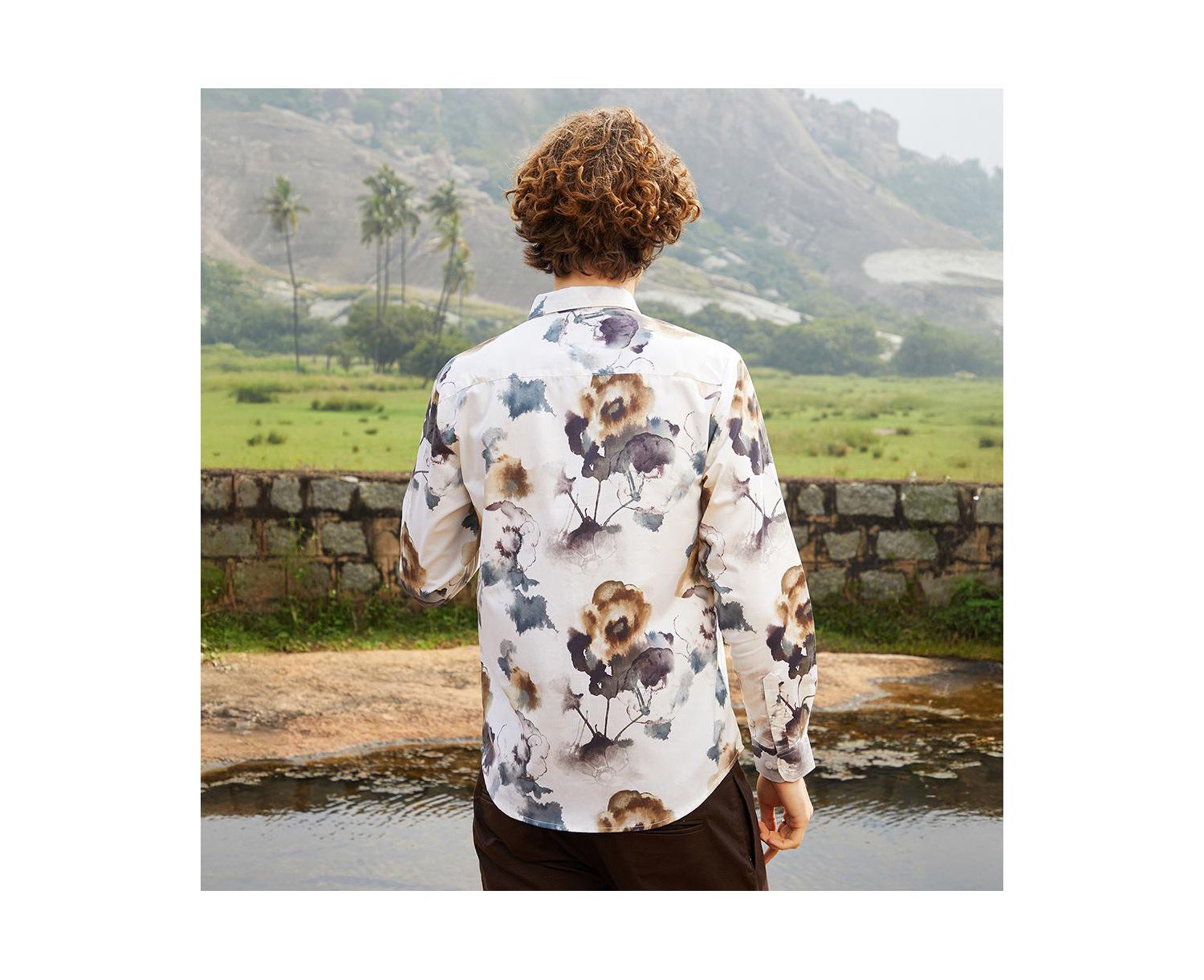 Men's Off-White Earthy Splotch Shirt