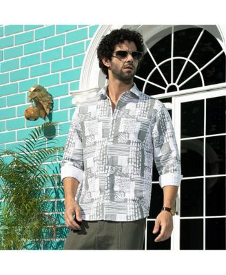Men's Flint Grey Verve-Impressionistic Shirt