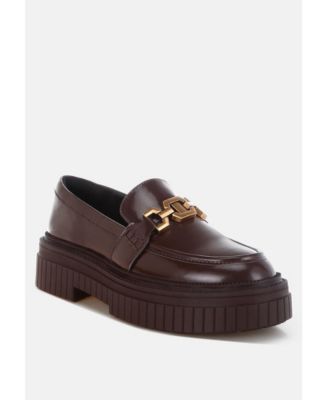 Womens Grosbeak Horsebit Chunky Loafers