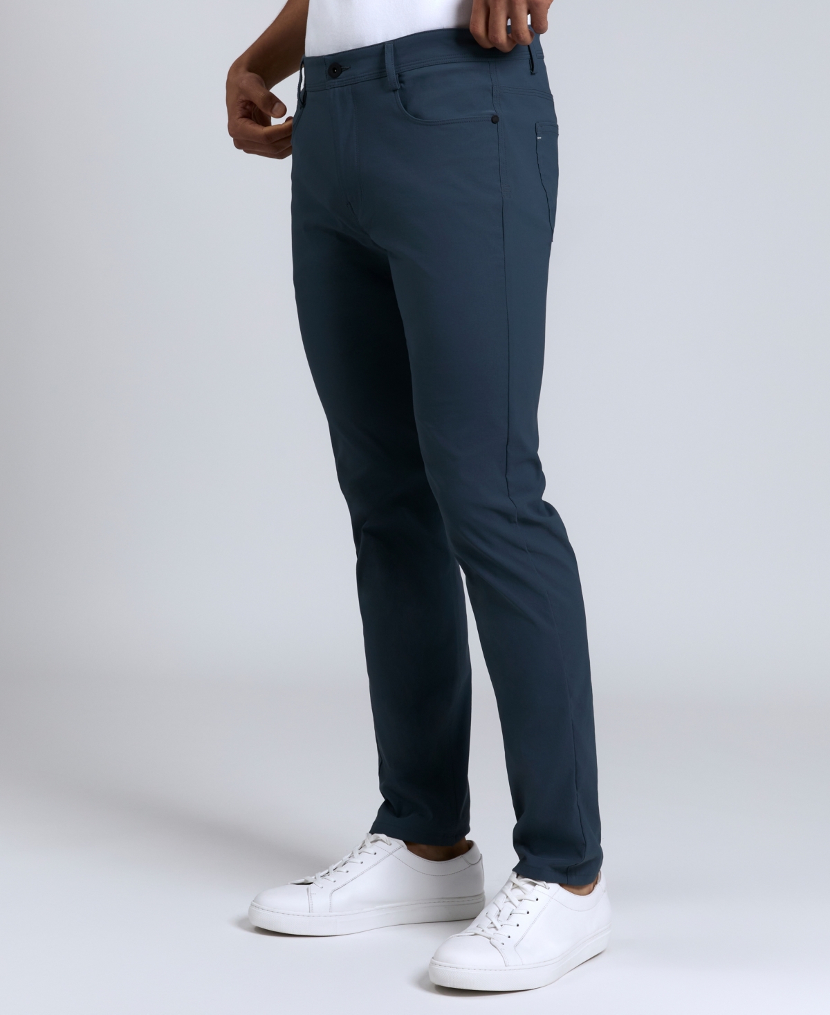 Kennth Cole Men's Slim-Tapered Fit Stretch Tech Pants