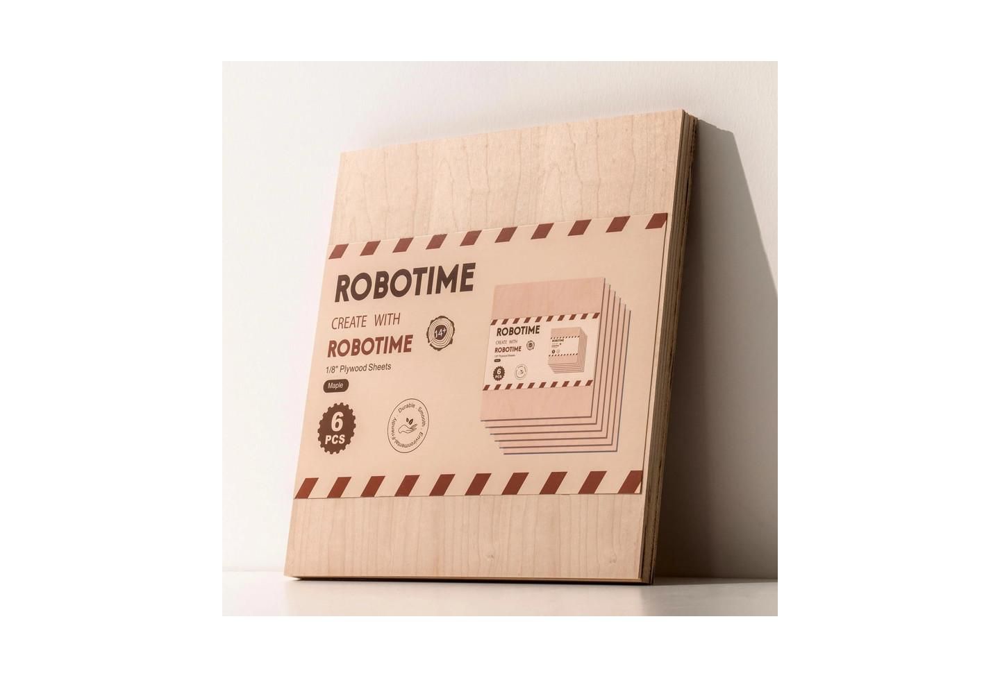 Детские конструкторы Robotime 3D Maple Plywood Music Box 54D, 6-Piece Puzzle, Ages 14+ — фото 6