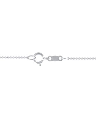 Diamond Pendant Necklace (1/2 ct. t.w.) in 10k White Gold