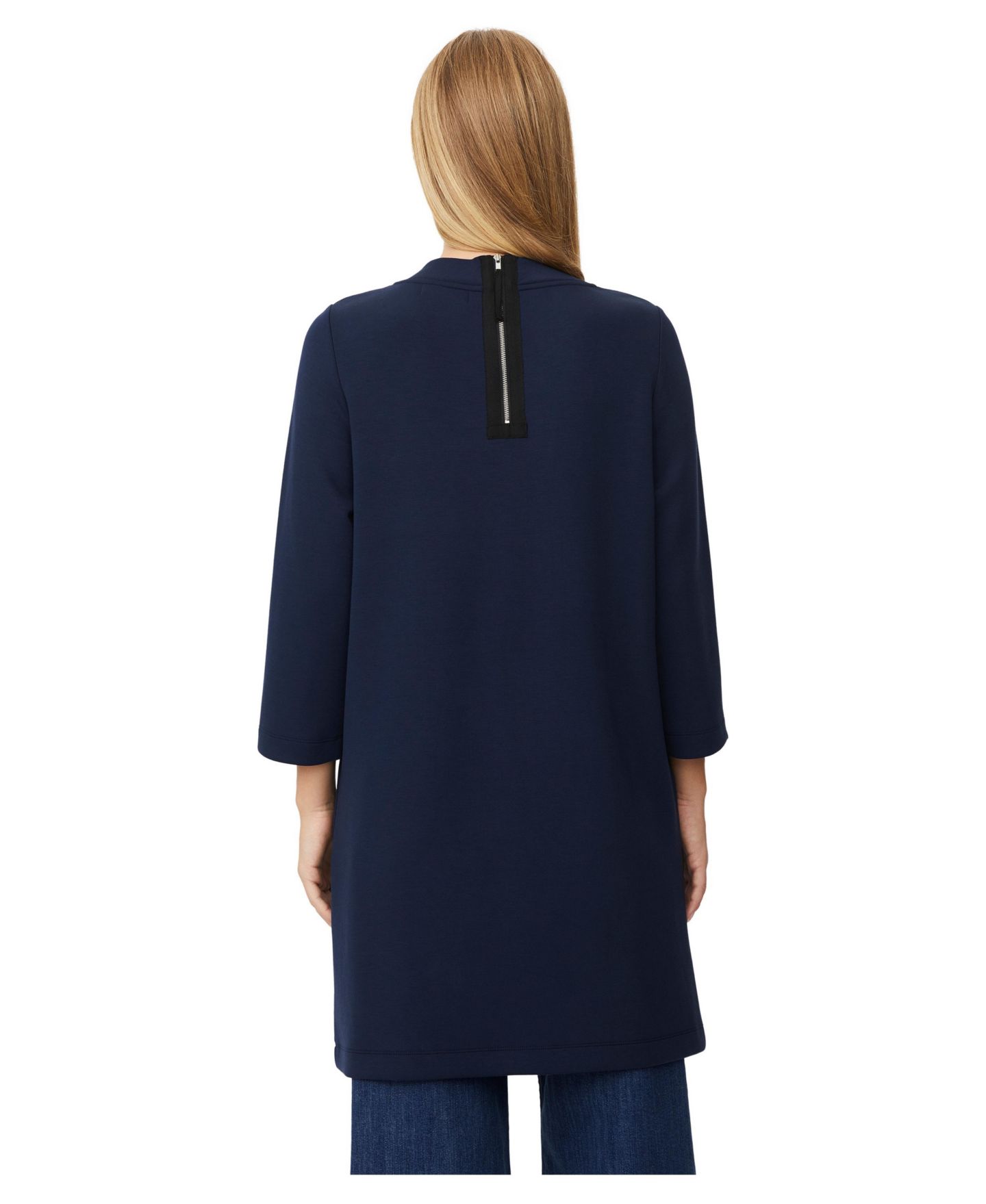 Женское платье Masai Copenhagen Goldine Round Neck Tunic, цвет: Тёмно-синий — фото 2
